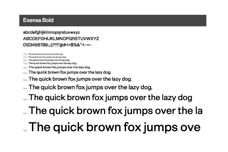 Exensa Grotesk